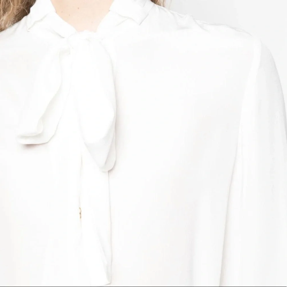 NWT Alexis Silk Blouse (M) - Picture 8 of 10